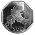 Peru 1 sol Penelopa białoskrzydła 2018