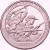 USA 25 c Park George Rogers Clark 2017 nr40 24K Au