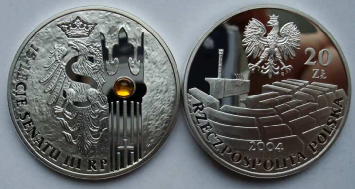 20 zł 15-lecie Senatu III RP 2004