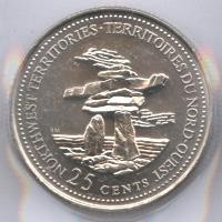 Kanada 25 c Northwest Teritories 1992