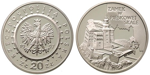 20 zł Zamek w Pieskowej Skale 1997
