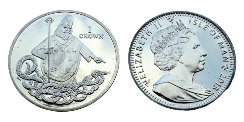 Wyspa Man 1 crown Św. Patryk 2013