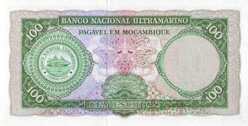 Mozambik 100 escudos 1976 P-117