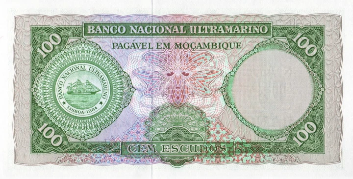 Mozambik 100 escudos 1976 P-117