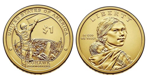USA 1 $ Rdzenni Amerykanie Mohawk Ironworkers 2015 nr 16