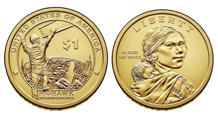 USA 1 $ Rdzenni Amerykanie Mohawk Ironworkers 2015 nr 16