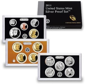 USA Proof set Ag x 14 monet 2011