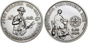 2,5 Euro Portugalia Jose Malhoa 2012