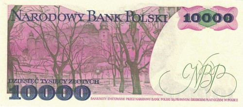 PRL 10 000 zł Stanisław Wyspiański 1988 P-151b seria AH