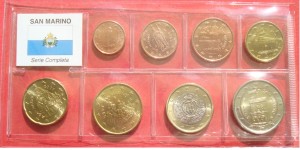 Euro set San Marino x8 zestaw menniczy 2006-10