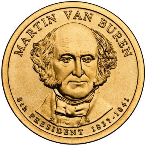 USA 1 $ Martin van Buren 2008 nr 8