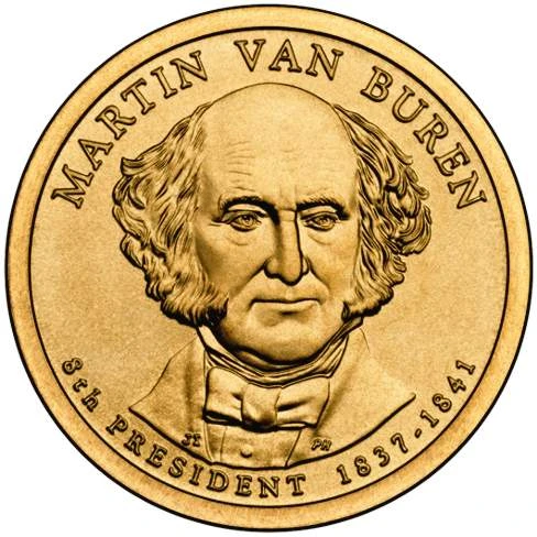 USA 1 $ Martin van Buren 2008 nr 8