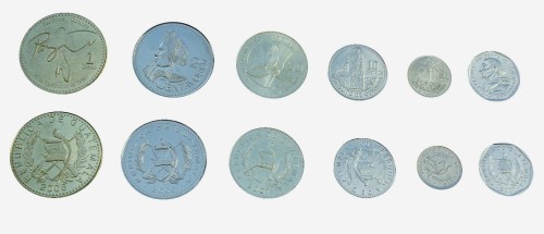 Zestaw menniczy Gwatemala x 6