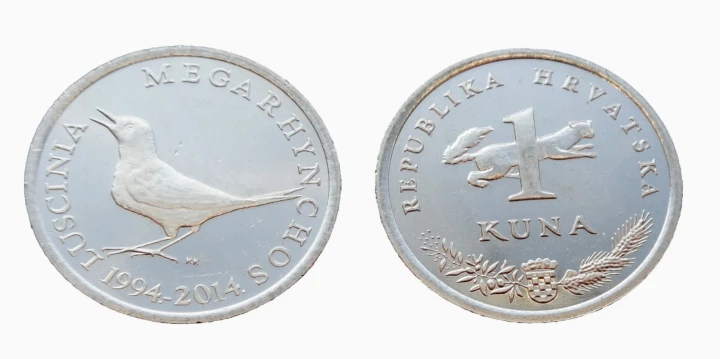 Chorwacja 1 kuna 20 lat waluty 2014