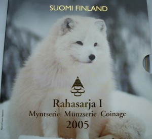 KMS FINLANDIA zestaw menniczy x8 2005