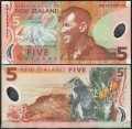 Nowa Zelandia 5 $ Pingwin żółtooki 2015 P-191a
