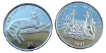 Sierra Leone 1$  Wielkie koty - Czarna Pantera 2001