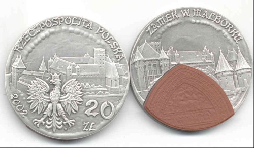 20 zł Zamek w Malborku 2002