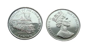 Wyspa Man 1 crown Lokomotywa Generał 1998