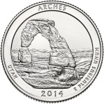 USA 25 c Park narodowy Arches 2014 nr 23