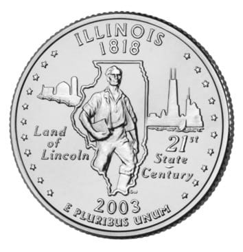 USA 25 c Illinois 2003