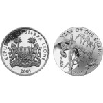 Sierra Leone 1$ Rok węża 2001