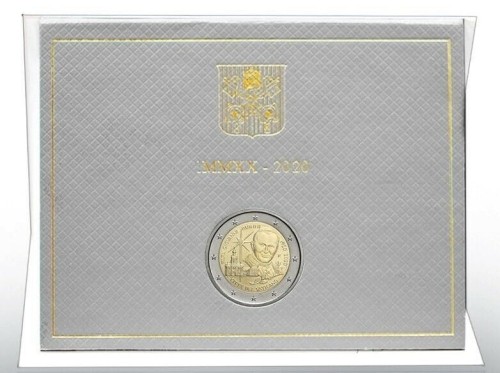 2 euro Watykan 100-lecie urodzin Jana Pawła II 2020