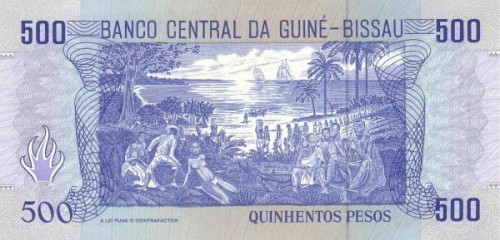 Gwinea Bissau 500 Peso Handel niewolnikami 1990 P-12