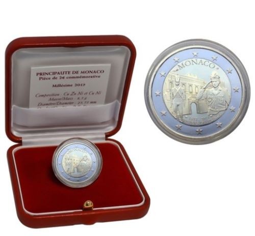 2 euro Monako Karabinierzy 2017 RRR
