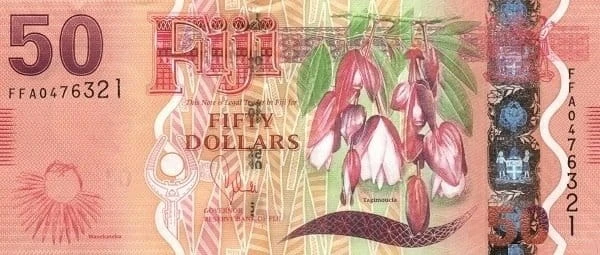 Fidżi 50 $ Wioska 2013 P-118