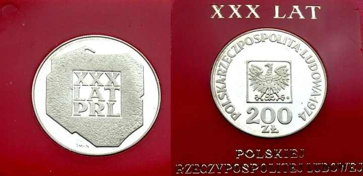 200 zł XXX lat PRL 1974 L
