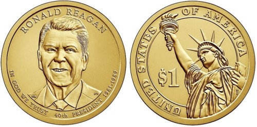 USA 1 $ Ronald Reagan 2016 nr 39