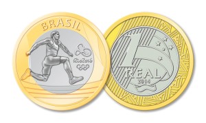 Brazylia 1 real Olimpiada Rio 2016 - Lekkoatletyka 2014