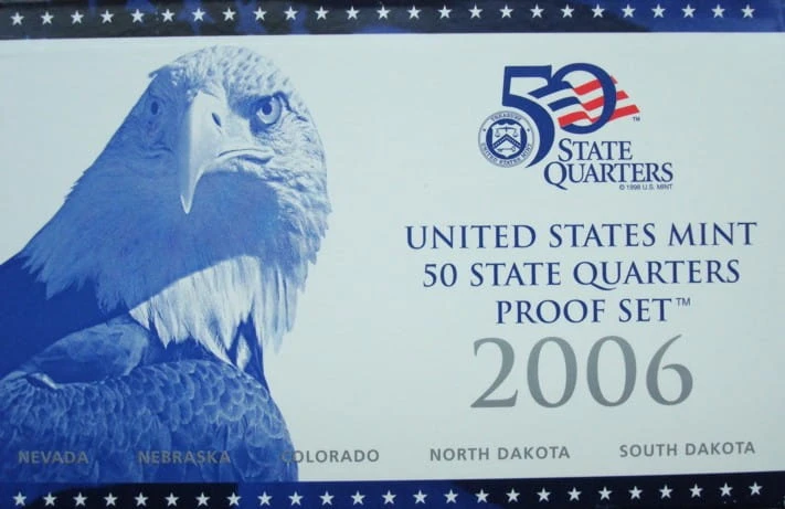USA Proof set 5 x 25c Stany 2006 "S"