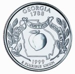 USA 25 c Georgia 1999 P lub D