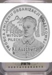 10 zł 65. rocznica oswobodzenia KL Auschwitz-Birkenau 2010 PR70
