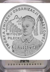 10 zł 65. rocznica oswobodzenia KL Auschwitz-Birkenau 2010 PR70