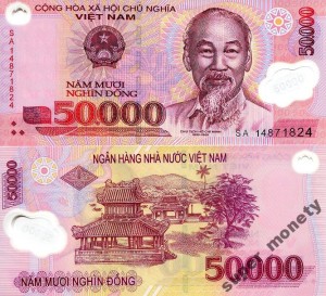 Wietnam 50 000 Dong Chu Tich Ho Minh 2014