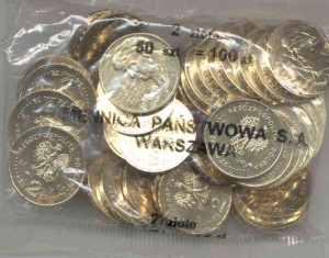 2 zł worek 50 szt. Ignacy Jan Paderewski 2011