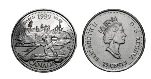 Kanada 25 c Millennium March 1999
