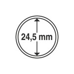 Kapsel 24,5 mm idealny na 50 eurocentów