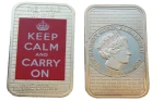  Tristan Da Cunha 1 crown Plakaty wojenne - Keep calm and carry on 2014