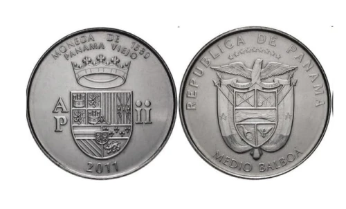 Panama 0,5 balboa Herb Habsburgów 2011