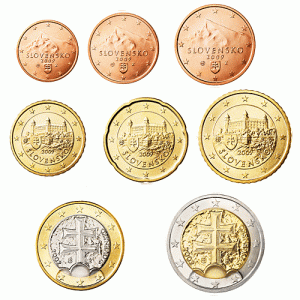 Euro set Słowacja x 8 2009