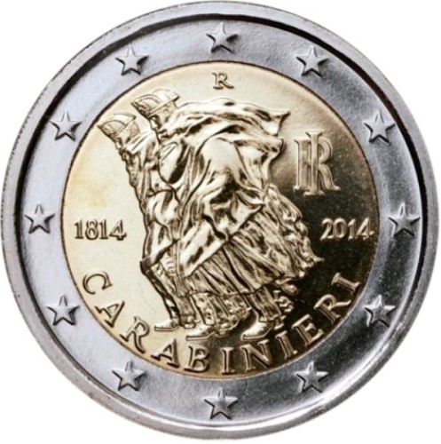 2 € Włochy Karabinierzy 2014