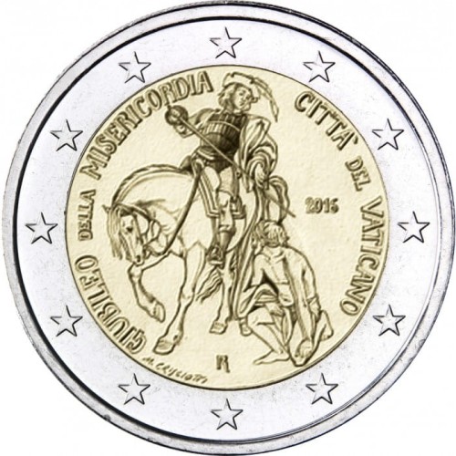 2 € Watykan Rok miłosierdzia 2016