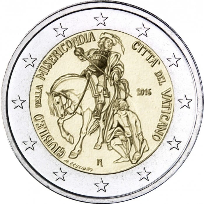 2 € Watykan Rok miłosierdzia 2016