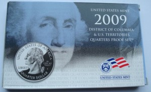USA Proof set 6 x 25c Terytoria 2009 "S"