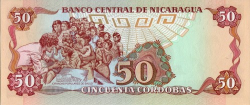 Nikaragua 50 kordobas Szczepienia 1985 P-153
