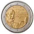 2 euro Francja Charles de Gaulle 2010
